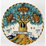 A Royal Collection Trust limited edition plate, The Royal Oak, 1680 no.