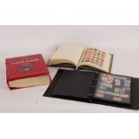 The All American Stamp Album, Minkus publication, containing many commemorative and other stamps,
