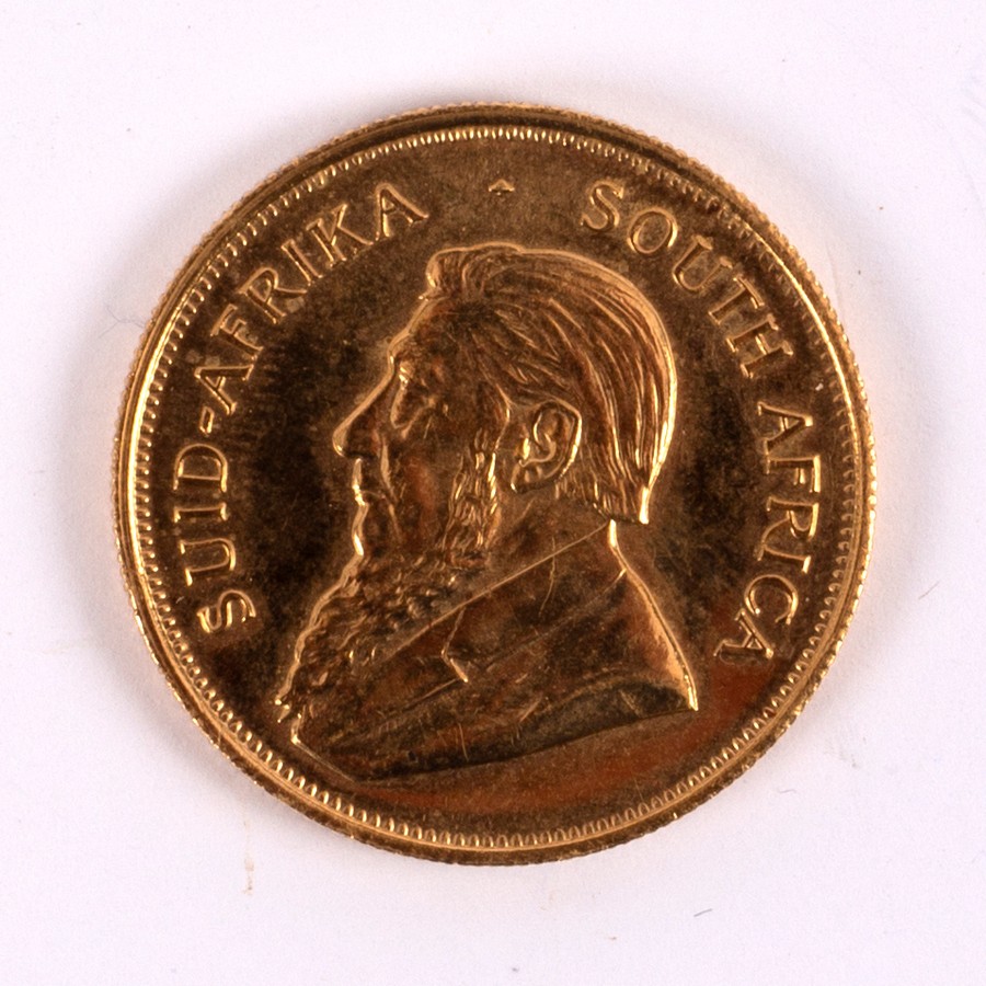 A 22ct gold South African Krugerrand, 1968, - Image 2 of 2