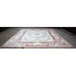 A large Aubusson style carpet,