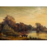 Early 19th Century English School/The Mill Pond/with sluice in the foreground/oil on canvas,