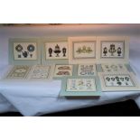 Edouard Garnier/Sèvres Porcelain/eleven chromolithograph plates from The Soft Porcelain of