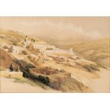 After David Roberts/Nablous Ancient Shechem/lithograph/and two others