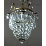 An early 20th Century ceiling light,