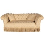 A button back upholstered Chesterfield sofa,