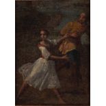 18th Century Italian School/Ballerina/oil on canvas, 12cm x 8.