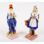 A pair of Doulton figures, Gretchen and Derrick, 20.