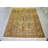 A Turkish Tree of Life rug, mid 20th Century,