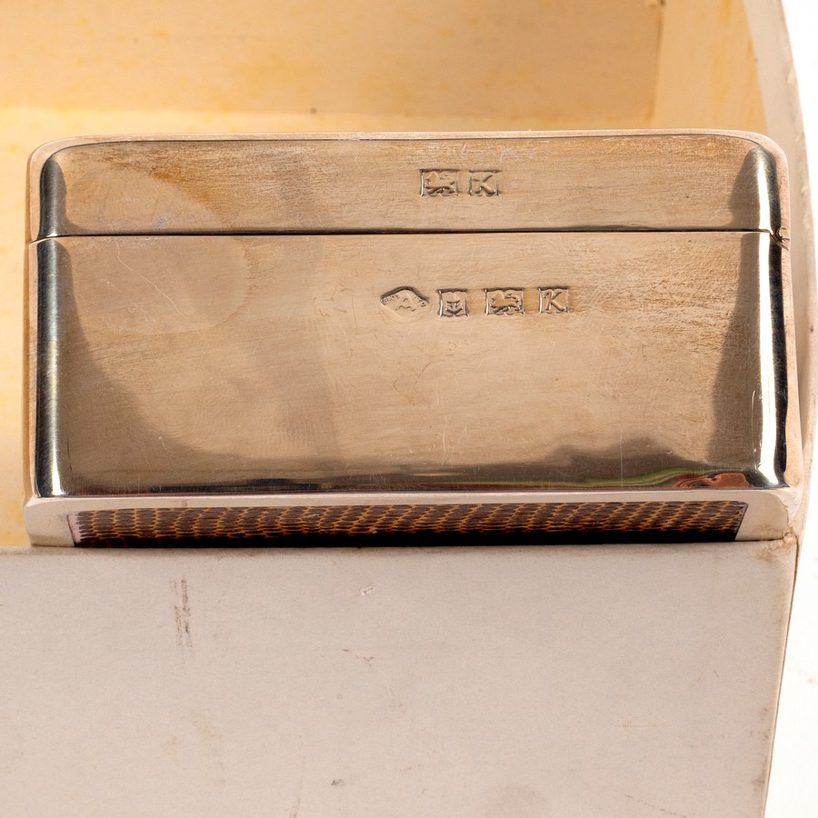 A silver cigarette case, Asprey & Co. - Image 2 of 2