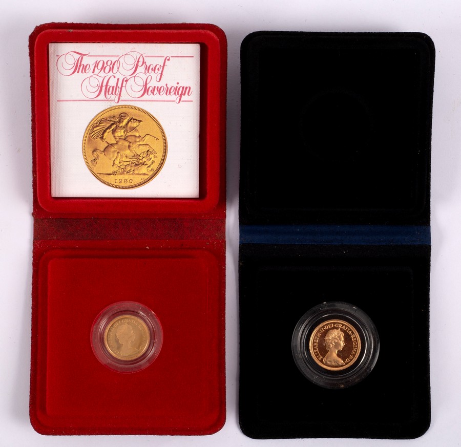 A proof gold sovereign,