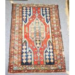 A Mazlaghan rug, Hamadan, West Persia,