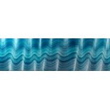 Rob & Nick Carter (Contemporary)/Light Drawing Blue/cibachrome photograph on aluminium, 75cm x 255.