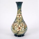 Moorcroft Pottery, a Carousel vase, design by Rachel Bishop, of bottle form, 24cm high,