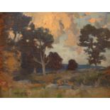 James Paterson PRSW RSA RWS (1854-1932)/The Red Barn/sketch of a moorland landscape/signed and