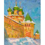 Andrei Bogdanov (born 1941)/Winter Scene, Kremlin,