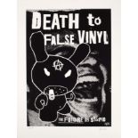 Frank Kozik (American, born 1962)/Death to False Vinyl/signed limited edition 28/100/print,