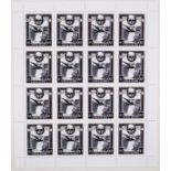 Attributed to CNPD/Memento Mori stamps/H5N1 Bird Flu special delivery stamps/sheet, 20cm x 17.