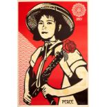 Obey (Shepard Fairey, American, born 1970)/Chinese Soldier/limited edition print 226/750,