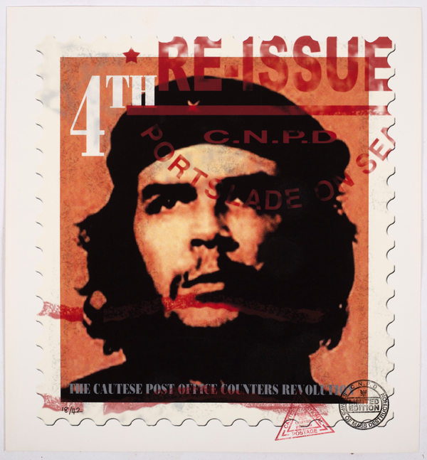 CNPD (Jimmy Cauty, British, born 1956)/Che Guevara Stamp/limited edition 18/42,