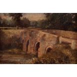 N Mashman (20th Century)/Bridge on the Rother/signed; titled on plaque and dated 1978/oil on board,