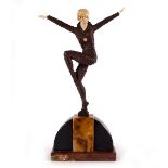 After Demetre Chiparus (1886-1947), Dancer of Kapurthala, an Art Deco style figure of a dancer,