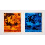 Jevski (Jimmy Cauty)/Stamps/inscribed Reject verso/screenprint,