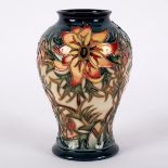 Moorcroft Pottery, a Spike vase, design by Rachel Bishop 1997, 16cm high,