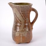 Michael Casson (1925-2003), a salt glaze jug with wax resist decoration,