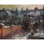 T Oliver Elmes (1934-2011)/November Snow in Essex/signed with initials;