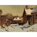 Harold Storey (1888-1965)/Snow in the Village, Newton Mearns/signed/oil on canvas, 55.