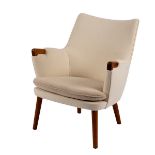 Hans Wegner, Danish 1950s, AP20 'Mini Bear' lounge chair,