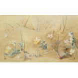 Edith Payne (1875-1959)/Heartsease and Snails/signed lower right/watercolour, 12.5cm x 18.