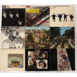 Beatles Interest: a quantity of LPs,