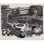 Pamela Hughes (Contemporary)/Suffolk Farmyard/signed,