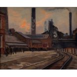 David Louis Ghilchik (1892-1970)/End of the Day (Stavely Coal and Iron Works)/signed and