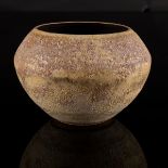 Chris Carter (born 1945), a stoneware vessel with oxidised interior, impressed mark to base,