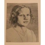 Hans Brasch (1882-1973)/Portrait Head/initialled and dated HB 1906 within plate/etching,