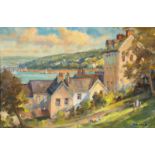 John Neale (Contemporary)/View Of Salcombe/oil on board,