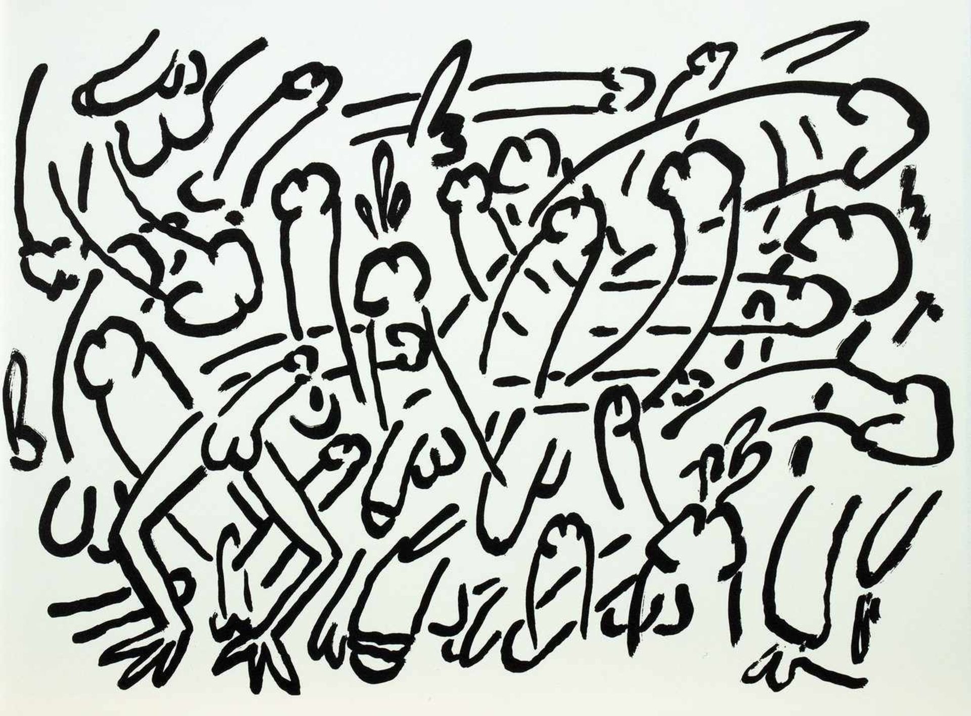 Keith Haring - Brion Gysin. Fault lines. München und New York, Edition Schellmann 1986. Mit 52