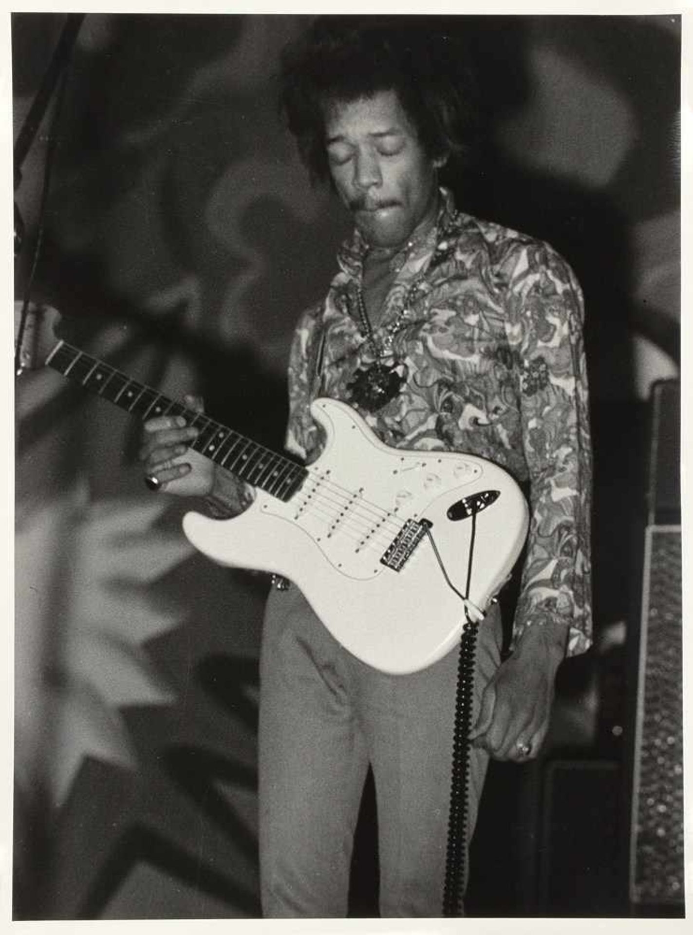 Mimmo Chianura. Jimmy Hendrix, Teatri Brancaccio Roma 25 maggio 1968. Acht Fotografien. 1968. 40 : - Image 2 of 10