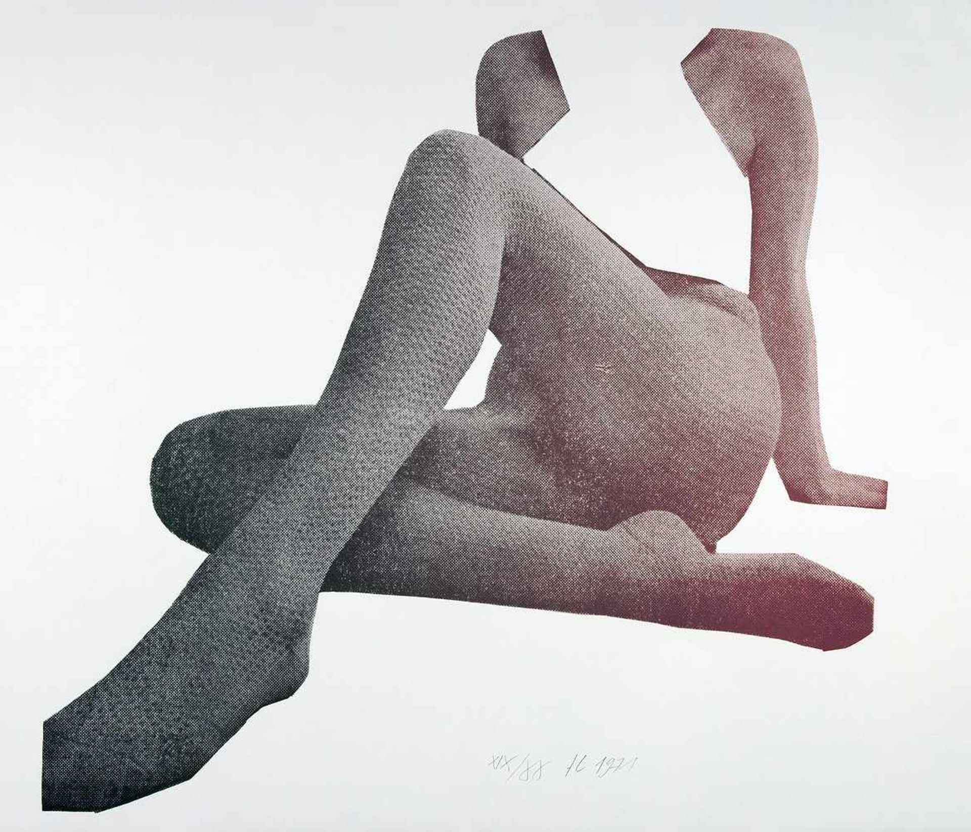 Franz Eggenschwiler. Frauen. 46 farbige Offsetdrucke (statt 50). 1970/71. 76 : 54 cm. Meist