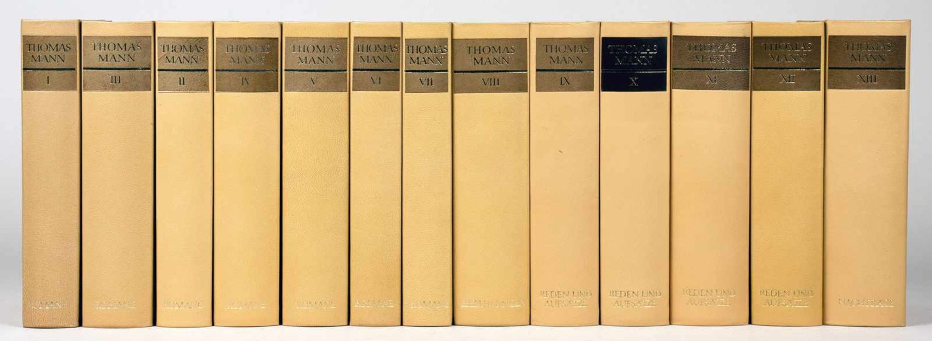 Thomas Mann. Gesammelte Werke in dreizehn Bänden. Zweite, durchgesehene Auflage. Frankfurt am