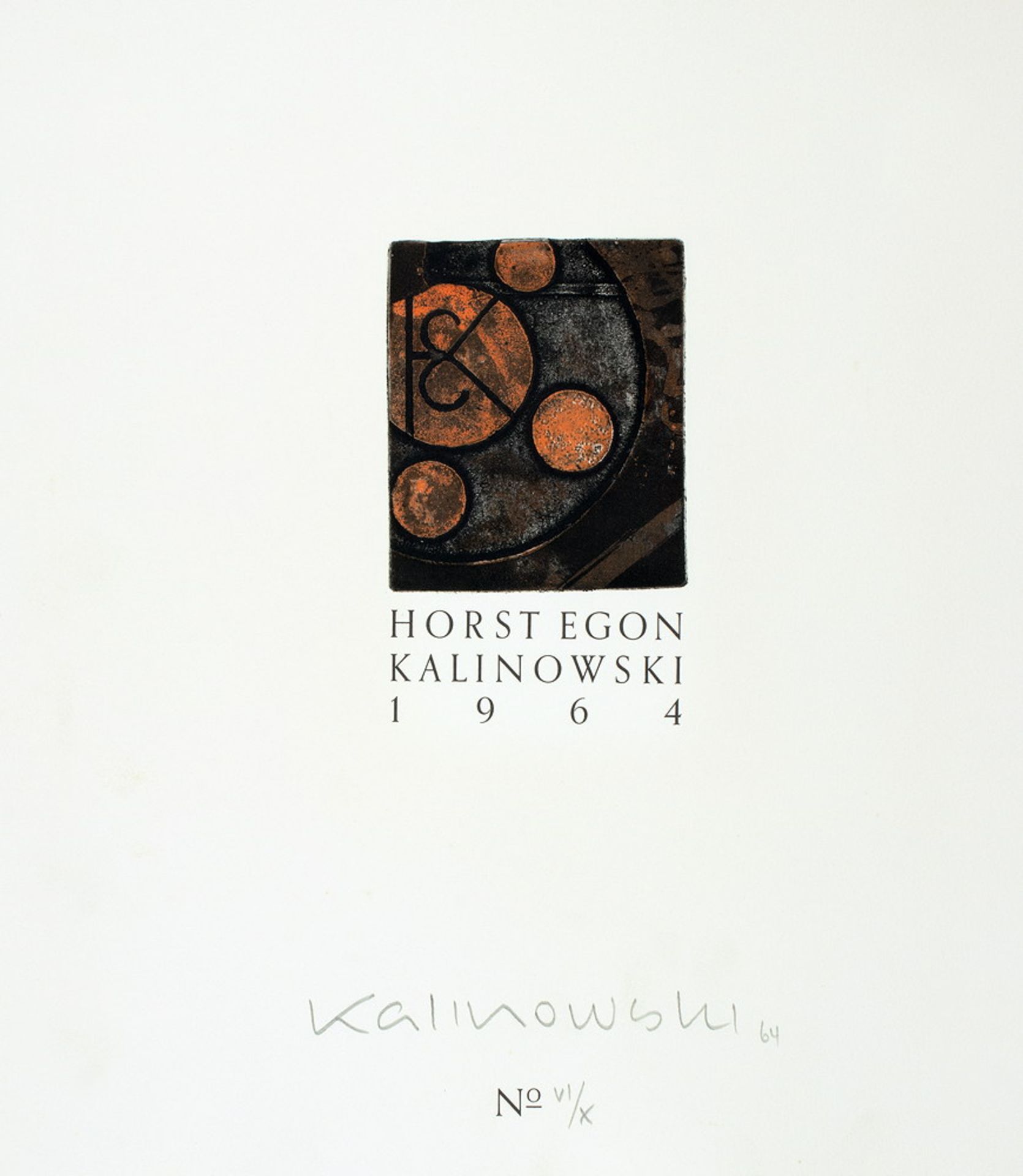 Horst Egon Kalinowski - Haiku. 12 übersetzte japanische Gedichte, illustriert. Hannover, Brusberg