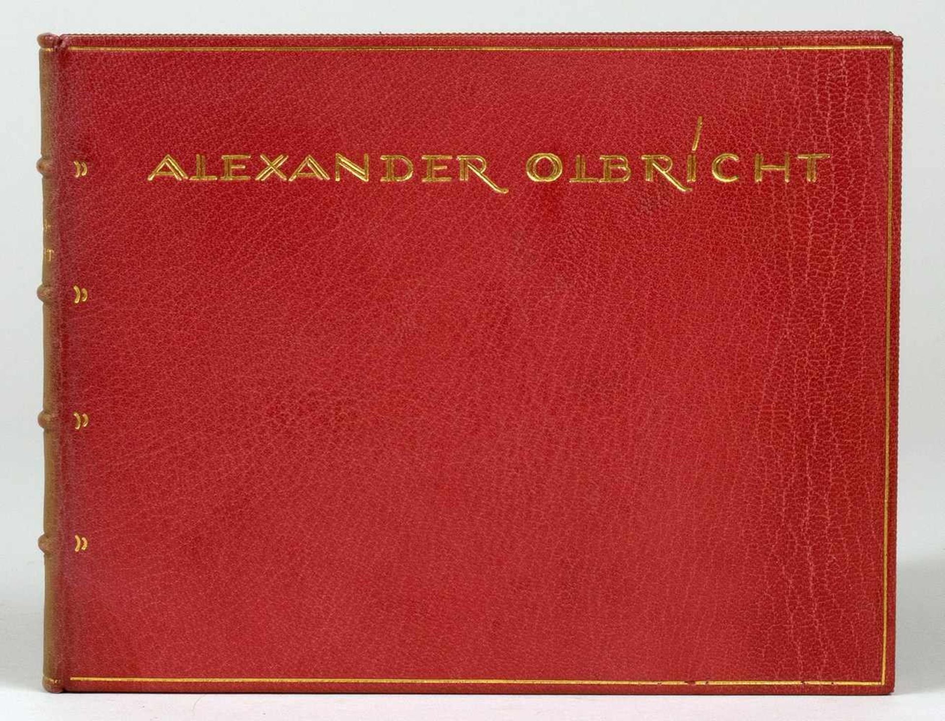 Alexander Olbricht. Dreissig Radierungen. Weimar, Reiher 1923. 30 Radierungen und eine