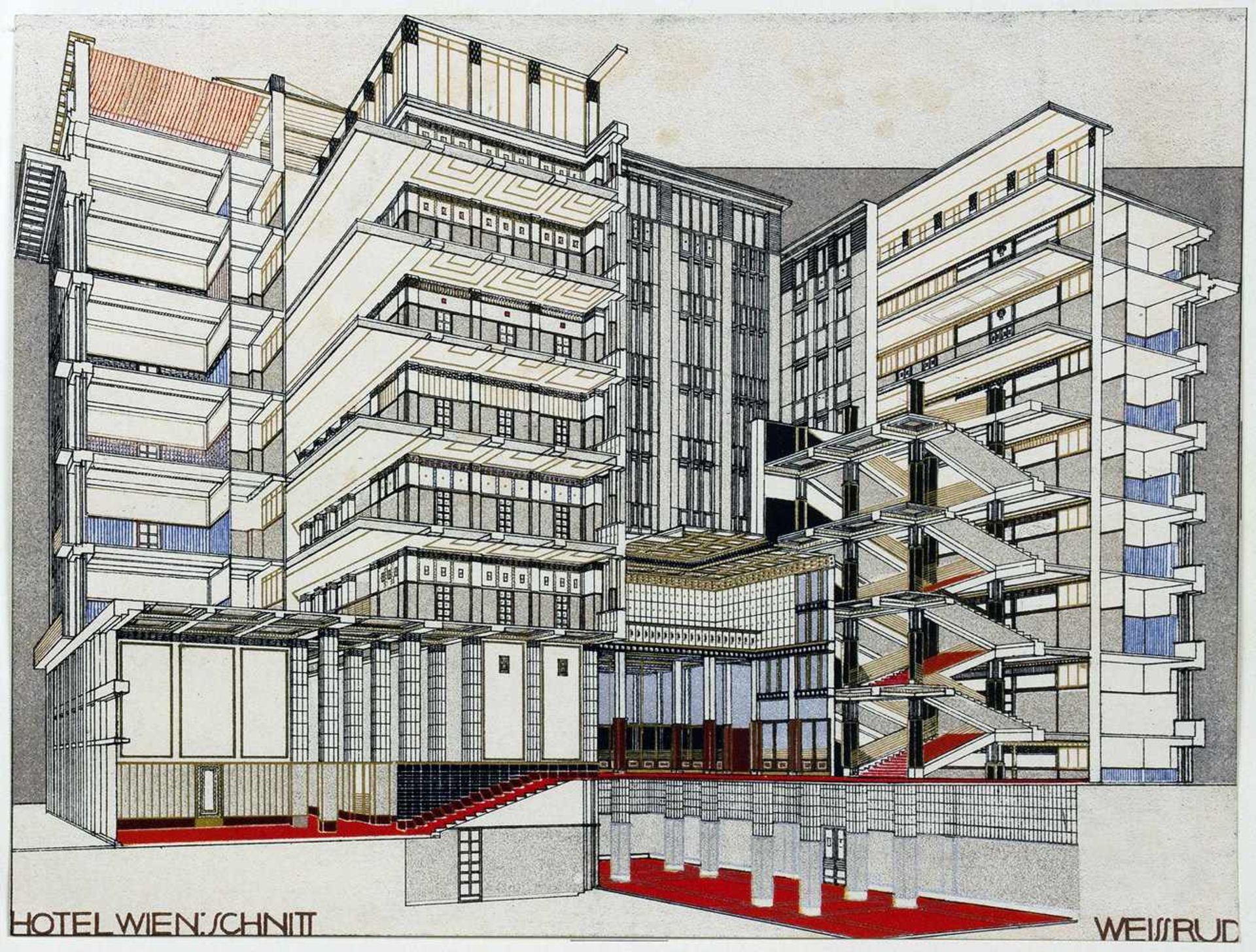 Wien - Das Ehrenjahr Otto Wagners an der K. K. Akademie der bildenden Künste in Wien. Arbeiten