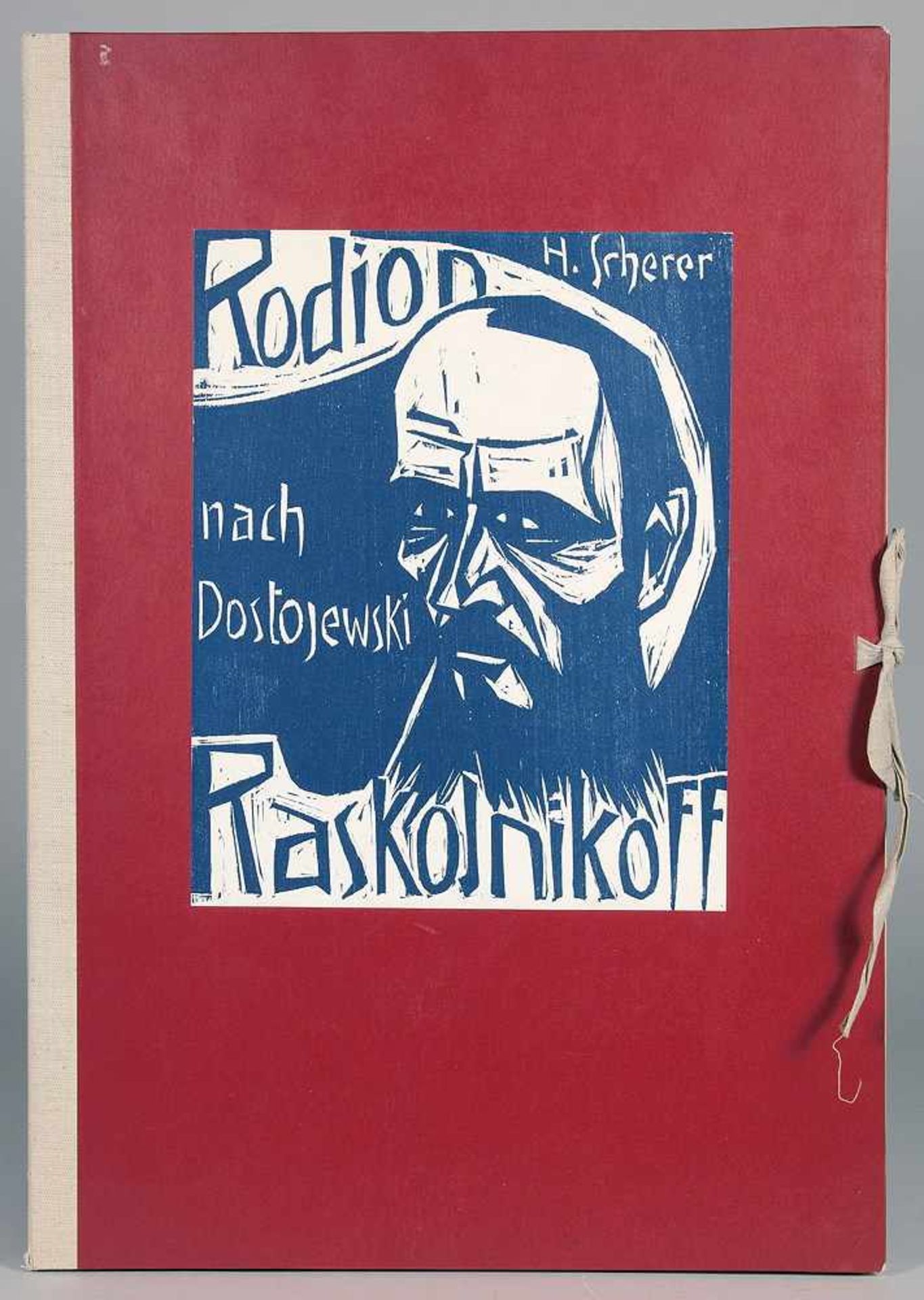 Hermann Scherer. Rodion Raskolnikoff nach Dostojewski. 16 Holzschnitte. 1926/1961. 33 : 27 cm (