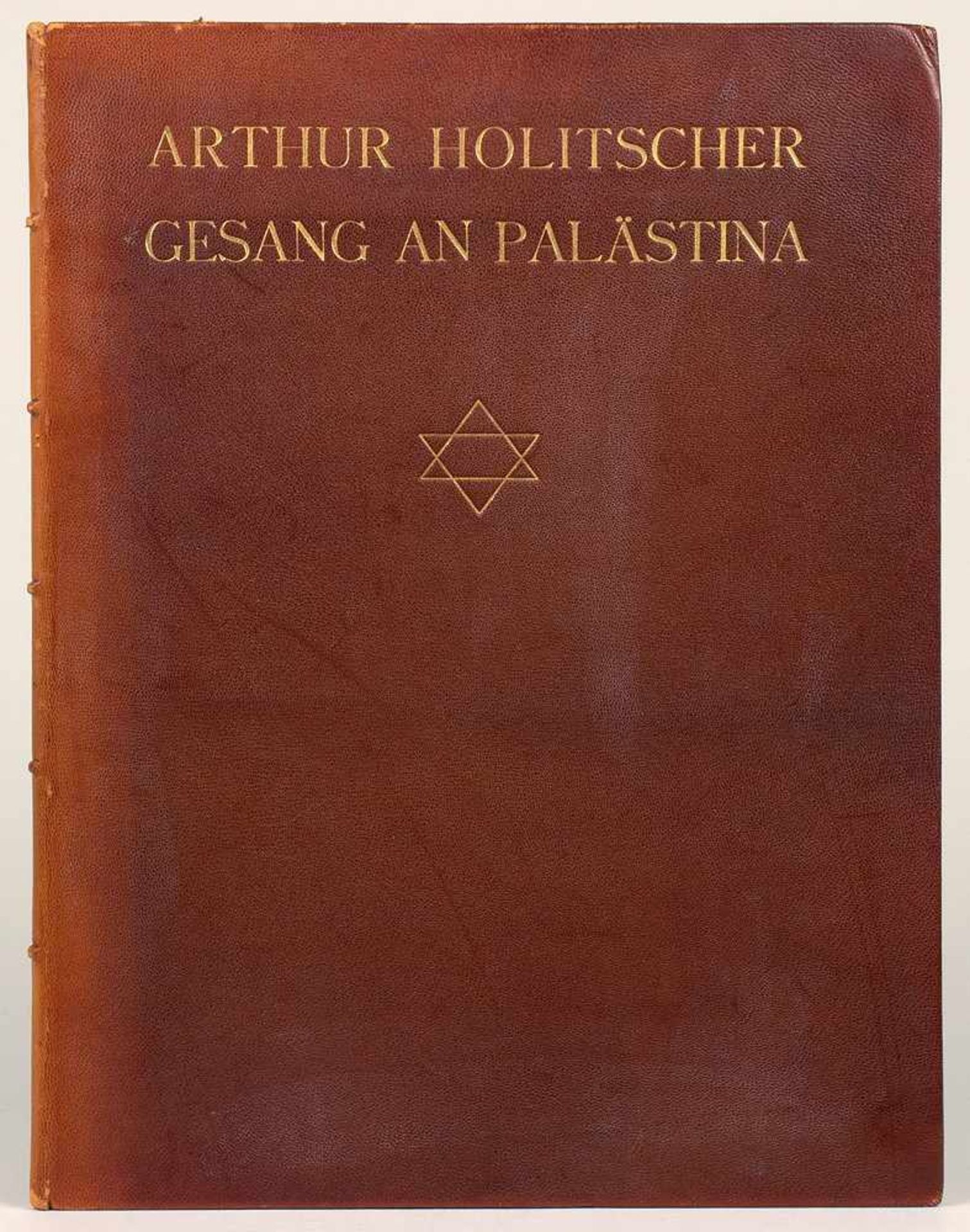 Hermann Struck - Arthur Holitscher. Gesang an Palästina. Mit zwölf Radierungen von Hermann Struck. - Image 3 of 3