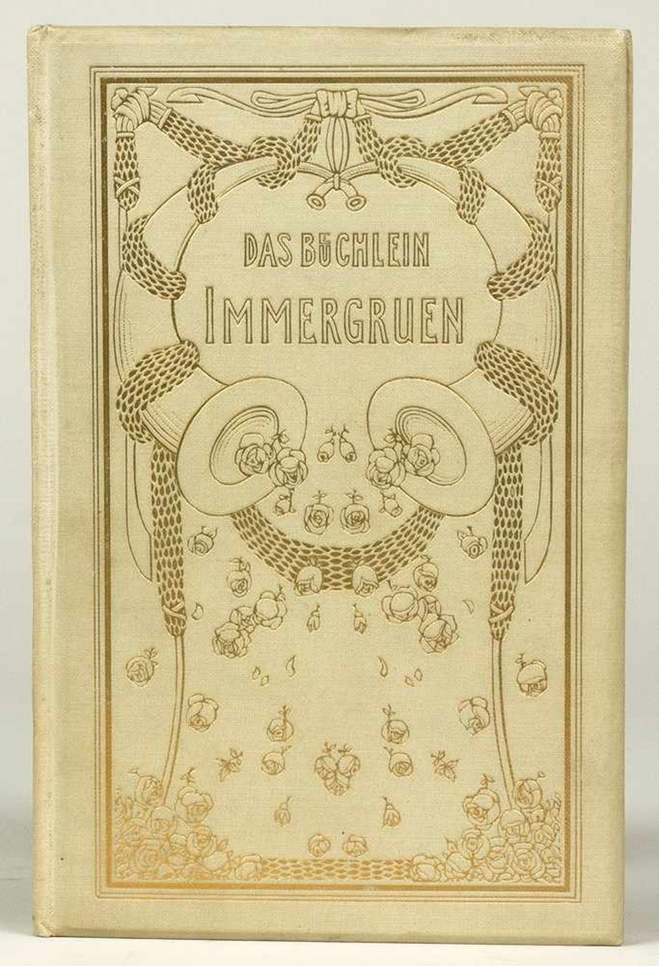 Heinrich Vogeler - Gustav Falke. Das Büchlein Immergrün. Eine Auswahl deutscher Lyrik für Junge