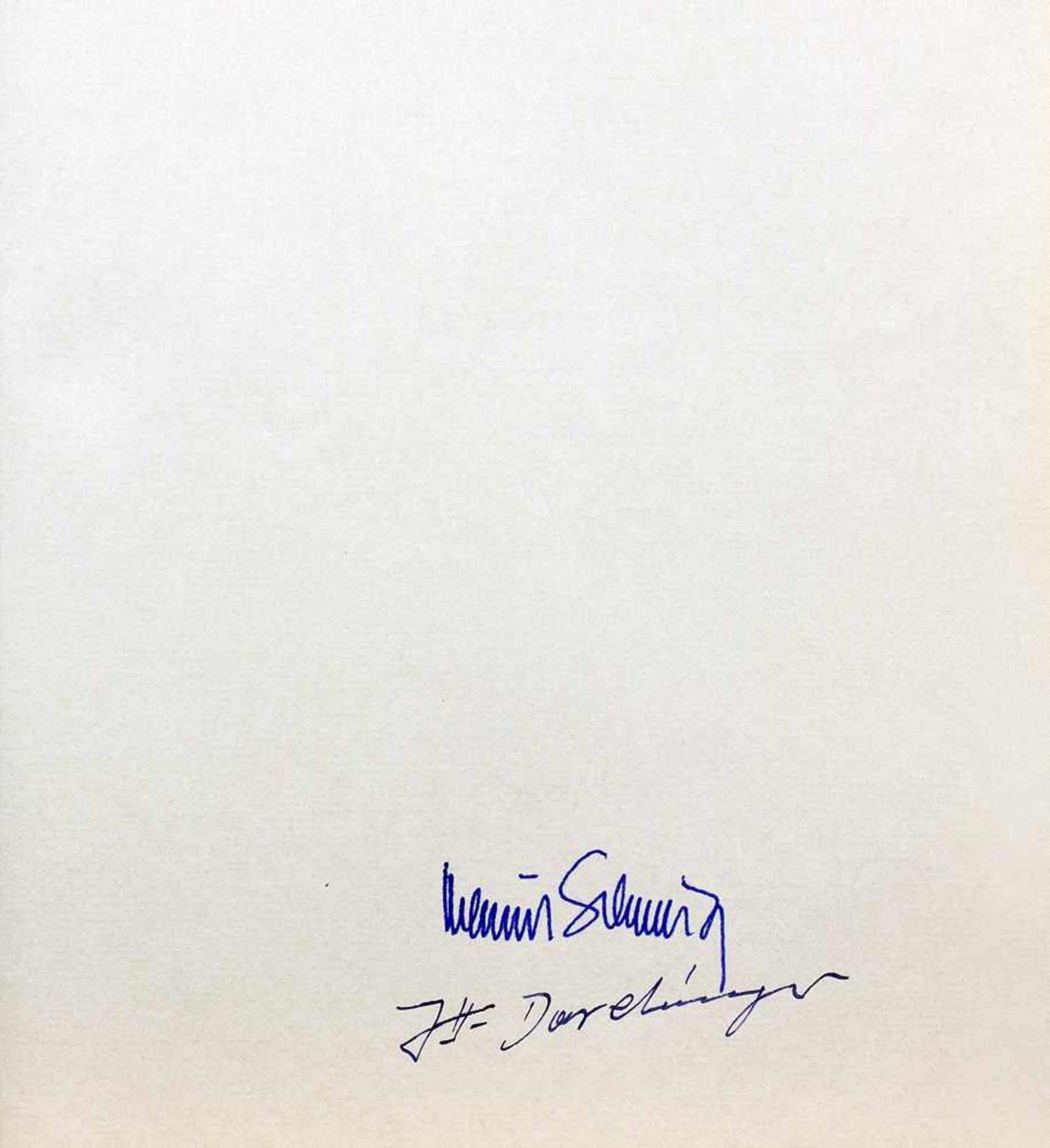 J. H. Darchinger - Ulrich Blank. Helmut Schmidt. Bundeskanzler. Hamburg, Hoffmann & Campe 1974. - Image 2 of 2