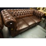 BUTTONED BACK CHESTERFIELD SETTEE